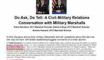 Marshall Hangout Military 10 February 2021