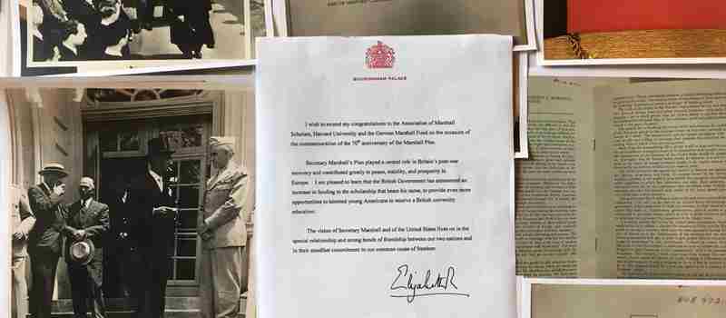 Letter From Queen And Photos Of Marshall